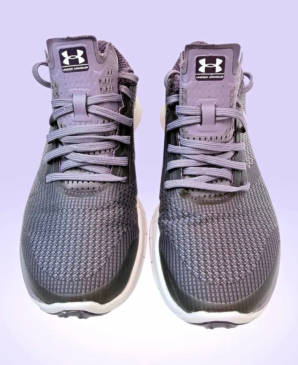 Under Armour Charged Lightning Gray Low Top Lace-Up Sneaker 1285494-033